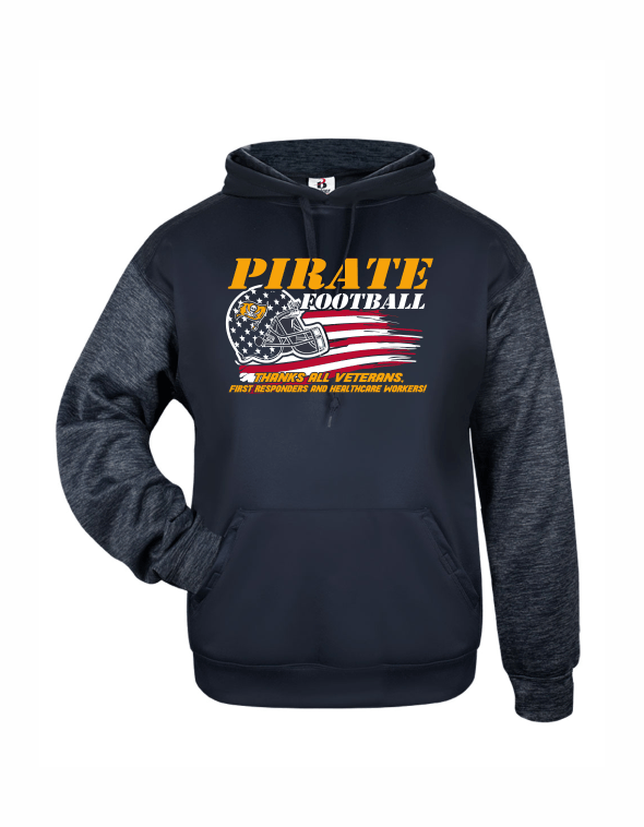 PW Football Veterans- Dri-Fit Tonal Hoodie – Creative Genius Designs